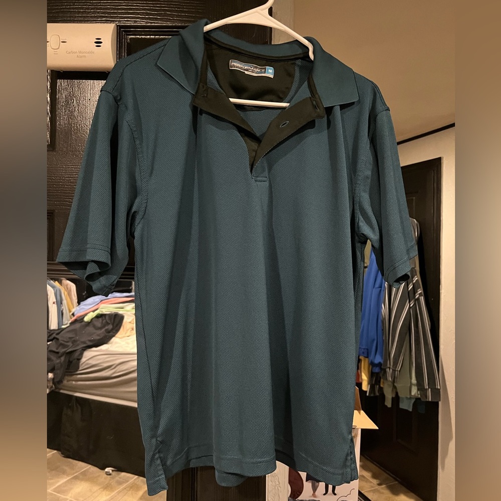 Mens performance active polo
